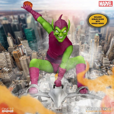 ONE:12 Collective / The Amazing Spider-Man: Green Goblin 1/12 Action Figure DX Editionㅤ – Mezco – ActionFigureBrasil
