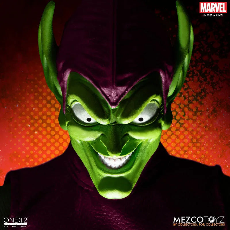 ONE:12 Collective / The Amazing Spider-Man: Green Goblin 1/12 Action Figure DX Editionㅤ – Mezco – ActionFigureBrasil