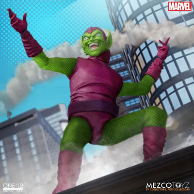 ONE:12 Collective / The Amazing Spider-Man: Green Goblin 1/12 Action Figure DX Editionㅤ – Mezco – ActionFigureBrasil — iluminação de estúdio
