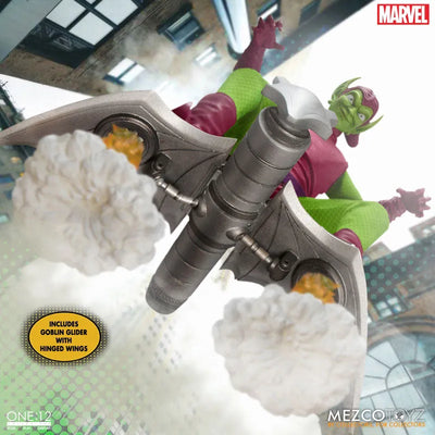 ONE:12 Collective / The Amazing Spider-Man: Green Goblin 1/12 Action Figure DX Editionㅤ – Mezco – ActionFigureBrasil — detalhe do produto