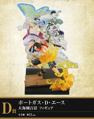 One Piece - Aokiji - Edward Newgate - Izou - Marco - Portgas D. Ace - Rob Lucci - Smoker - Tashigi - Ichiban Kuji One Piece WT100 Memorial Eiichiro Oda Draws 100 Great Pirates - D Prize (Bandai Spirits)ㅤ – Bandai Spirits – ActionFigureBrasil