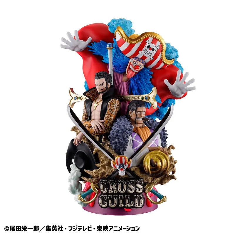 One Piece - Douke no Buggy - Dracule Mihawk - Sir Crocodile - Puchirama DX - Puchirama DX Logbox Re:Birth 03 Cross Guild - Puchirama Series (MegaHouse) [Shop Exclusive]ㅤ – MegaHouse – ActionFigureBrasil