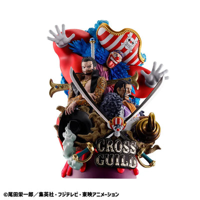 One Piece - Douke no Buggy - Dracule Mihawk - Sir Crocodile - Puchirama DX - Puchirama DX Logbox Re:Birth 03 Cross Guild - Puchirama Series (MegaHouse) [Shop Exclusive]ㅤ – MegaHouse – ActionFigureBrasil — close
