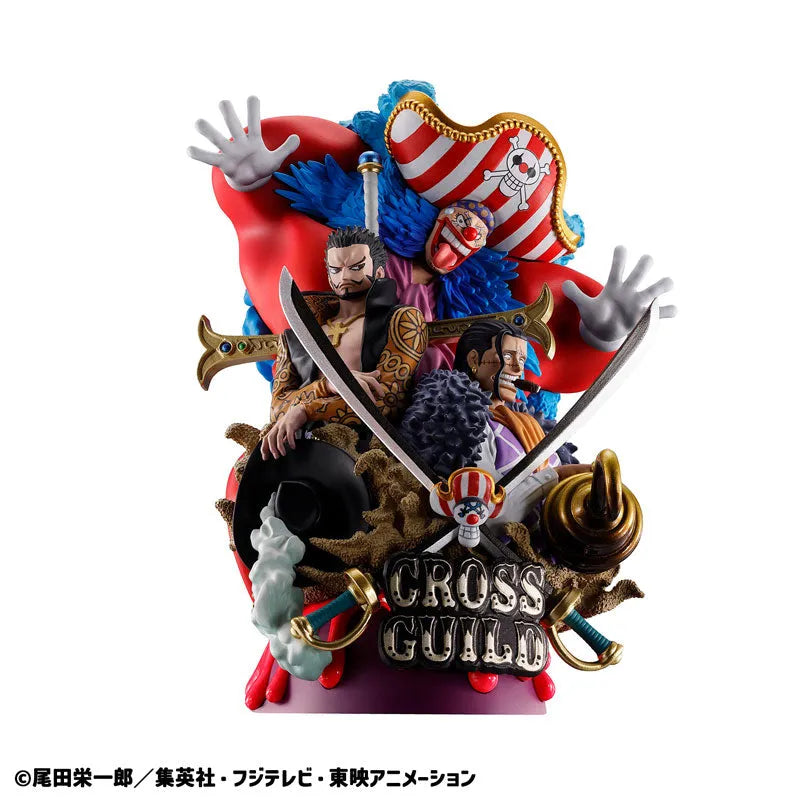 One Piece - Douke no Buggy - Dracule Mihawk - Sir Crocodile - Puchirama DX - Puchirama DX Logbox Re:Birth 03 Cross Guild - Puchirama Series (MegaHouse) [Shop Exclusive]ㅤ – MegaHouse – ActionFigureBrasil