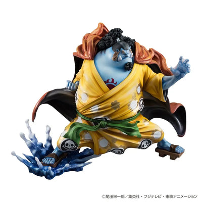 One Piece - Jinbei - Excellent Model - Portrait Of Pirates "SA-MAXIMUM" - 1/8 - Super Limited Reprint Edition (MegaHouse) [Shop Exclusive]ㅤ – MegaHouse – ActionFigureBrasil — embalagem
