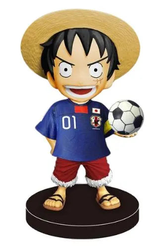 One Piece - Monkey D. Luffy - Bobblehead - Japan National Football Team Ver. (Plex)ㅤ – PLEX – ActionFigureBrasil