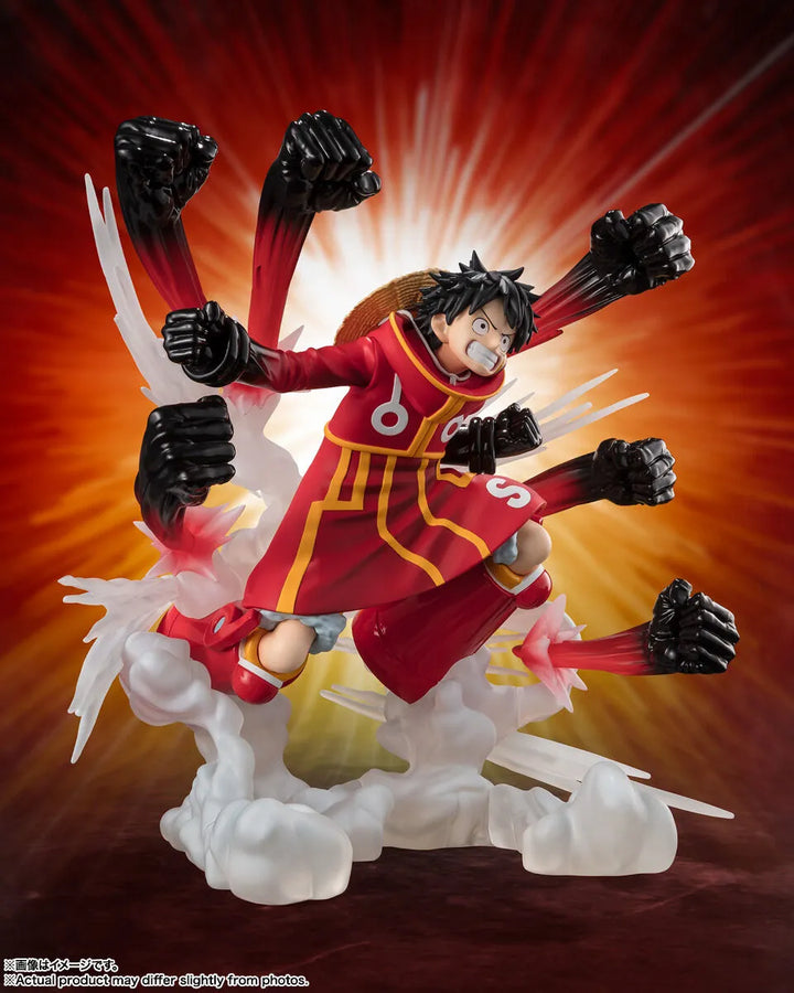 One Piece - Monkey D. Luffy - Chou Gekisen -Extra Battle- - Figuarts ZERO - Gum Gum Hawk Gatling (Bandai Spirits)ㅤ – Bandai Spirits – ActionFigureBrasil