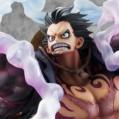 One Piece - Monkey D. Luffy - Excellent Model - Portrait Of Pirates "SA-MAXIMUM" - 1/8 - Gear Fourth, Boundmanㅤ – MegaHouse – ActionFigureBrasil — detalhe do produto