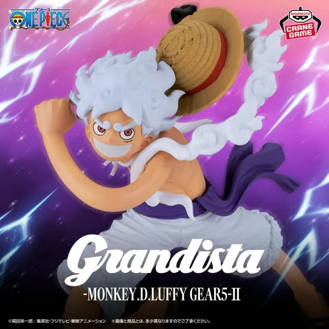 One Piece - Monkey D. Luffy - Grandista - Gear 5, II (Bandai Spirits)ㅤ – Bandai Spirits – ActionFigureBrasil