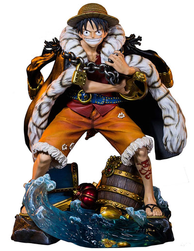 One Piece - Monkey D. Luffy - One Piece Log Collection Statue (Plex, Unique Art Studio)ㅤ – PLEX – ActionFigureBrasil