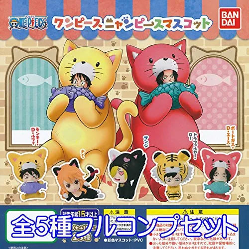 One Piece - Monkey D. Luffy - One Piece Nyan-Piece Mascot (Bandai)ㅤ – Bandai – ActionFigureBrasil