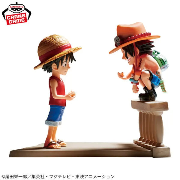 One Piece - Monkey D. Luffy - Portgas D. Ace - Log Stories - World Collectable Figure (Bandai Spirits)ㅤ – Bandai Spirits – ActionFigureBrasil