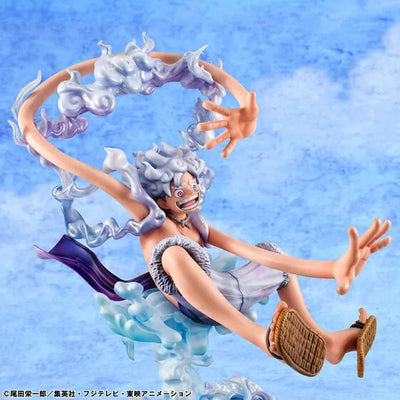 One Piece - Monkey D. Luffy - Portrait of Pirates "Evolutionary History" - Gear 5 (MegaHouse) [Shop Exclusive]ㅤ – MegaHouse – ActionFigureBrasil — embalagem