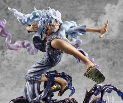 One Piece - Monkey D. Luffy - Portrait Of Pirates "WA-MAXIMUM" - Gear 5 (MegaHouse) [Shop Exclusive]ㅤ – MegaHouse – ActionFigureBrasil — com base expositora