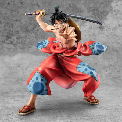 One Piece - Monkey D. Luffy - Portrait of Pirates "Warriors Alliance" - 1/8 - Luffytaro (MegaHouse)ㅤ – MegaHouse – ActionFigureBrasil