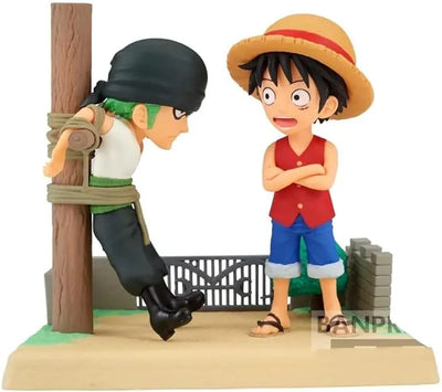 One Piece - Monkey D. Luffy - Roronoa Zoro - One Piece World Collectable Figure Log Stories - World Collectable Figure (Bandai Spirits)ㅤ – Bandai Spirits – ActionFigureBrasil