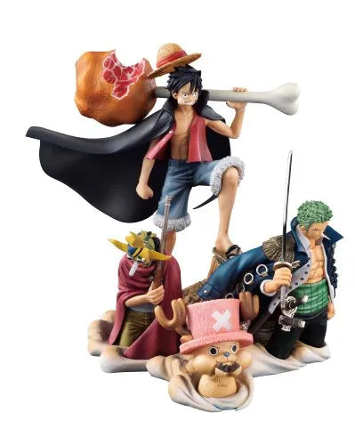 One Piece - Monkey D. Luffy - Roronoa Zoro - Sogeking - Tony Tony Chopper - Desktop Real McCoy (MegaHouse)ㅤ – MegaHouse – ActionFigureBrasil