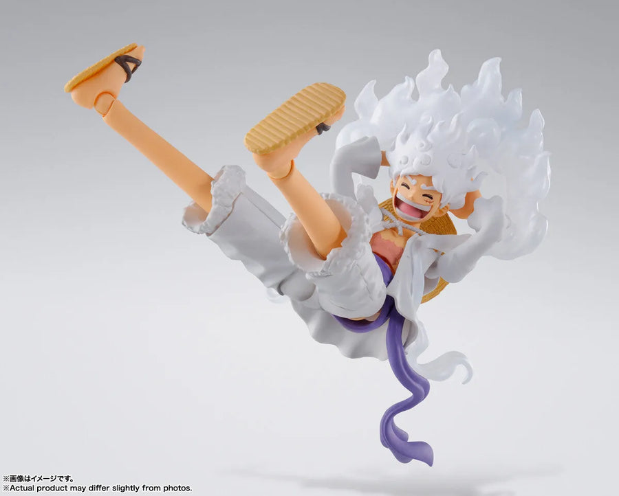 One Piece - Monkey D. Luffy - S.H.Figuarts - Gear 5 (Bandai Spirits)ㅤ – Bandai Spirits – ActionFigureBrasil
