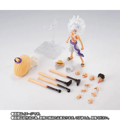 One Piece - Monkey D. Luffy - S.H.Figuarts - Gear 5, Future Island Egghead (Bandai Spirits) [Shop Exclusive]ㅤ – Bandai Spirits – ActionFigureBrasil — ambientada