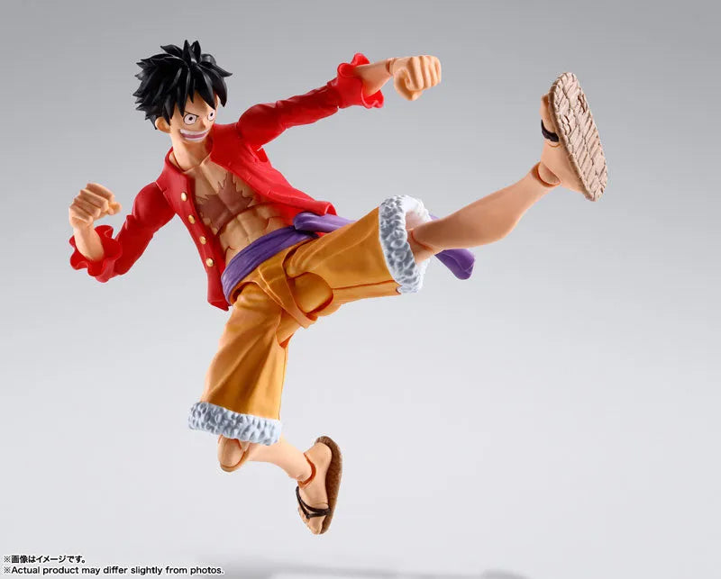 One Piece - Monkey D. Luffy - S.H.Figuarts - The Raid on Onigashima (Bandai Spirits)ㅤ – Bandai Spirits – ActionFigureBrasil