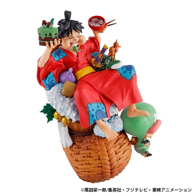 One Piece - Monkey D. Luffy - Tony Tony Chopper - Puchirama DX One Piece Logbox 01 - Puchirama Series (MegaHouse) [Shop Exclusive]ㅤ – MegaHouse – ActionFigureBrasil