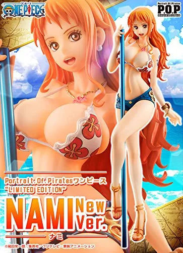 One Piece - Nami - Portrait Of Pirates Limited Edition - 1/8 - New Ver.ㅤ – MegaHouse – ActionFigureBrasil