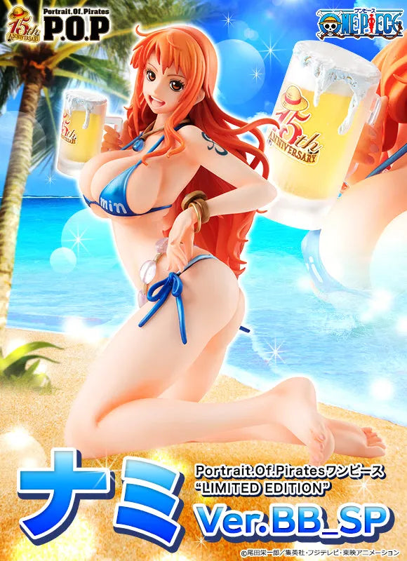 One Piece - Nami - Portrait Of Pirates Limited Edition - Ver. BB_SPㅤ – MegaHouse – ActionFigureBrasil