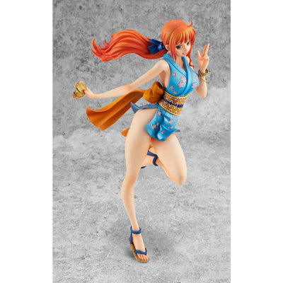 One Piece - Nami - Portrait of Pirates "Warriors Alliance" - 1/8 - O-Nami - 2023 Re-release (MegaHouse) [Shop Exclusive]ㅤ – MegaHouse – ActionFigureBrasil — embalagem