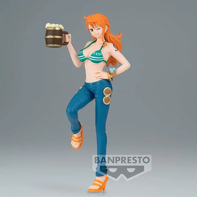 One Piece - Nami - Yaroudomo Utageda!! (Bandai Spirits)ㅤ – Bandai Spirits – ActionFigureBrasil — ângulo diferente
