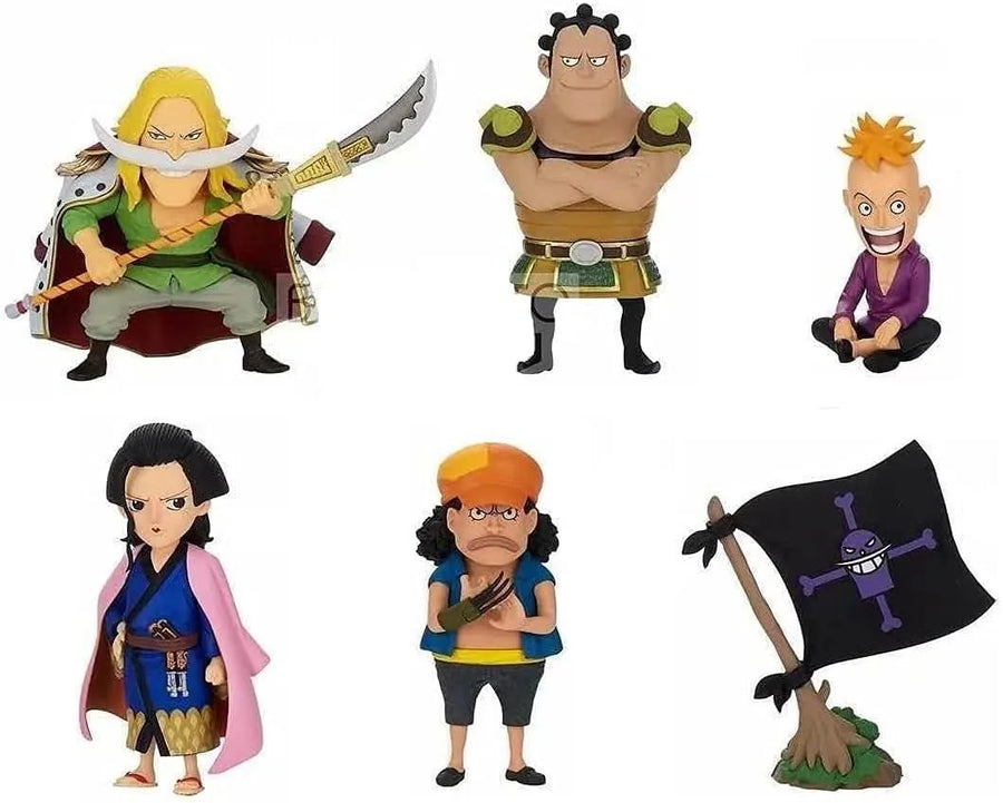 One Piece - One Piece World Collectable Figure Wanokuni Kaisouhen Vol. 3 A - World Collectable Figure - Set Of 6 (Bandai Spirits, Banpresto)ㅤ – Banpresto – ActionFigureBrasil
