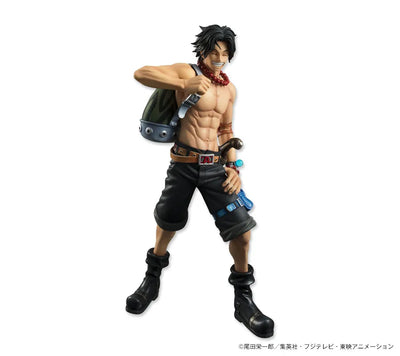 One Piece - Portgas D. Ace - Excellent Model - Portrait Of Pirates DX - 1/8 - 10th Limited Ver. - 2022 Re-release (MegaHouse) [Shop Exclusive]ㅤ – MegaHouse – ActionFigureBrasil — embalagem