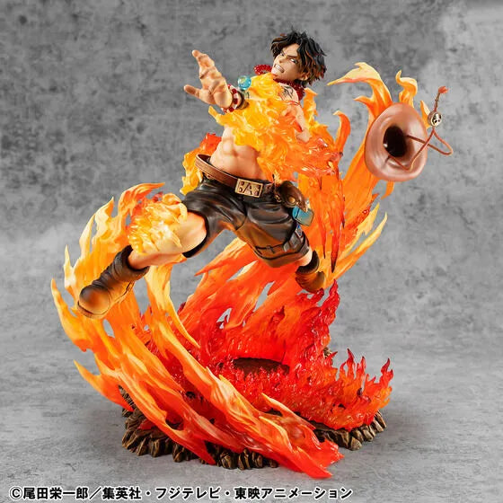One Piece - Portgas D. Ace - Portrait Of Pirates Maximum - 15th Limited Ver. - Super Limited Reprint Edition (MegaHouse) [Shop Exclusive]ㅤ – MegaHouse – ActionFigureBrasil