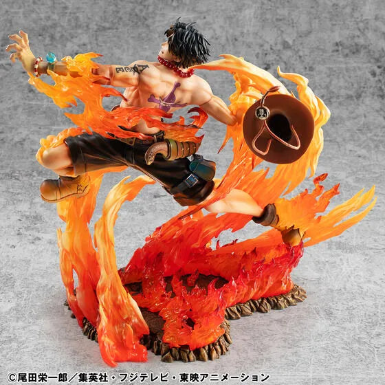 One Piece - Portgas D. Ace - Portrait Of Pirates Maximum - 15th Limited Ver. - Super Limited Reprint Edition (MegaHouse) [Shop Exclusive]ㅤ – MegaHouse – ActionFigureBrasil