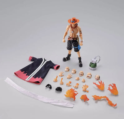 One Piece - Portgas D. Ace - S.H.Figuarts - Fire Fist (Bandai Spirits) [Shop Exclusive]ㅤ – Bandai Spirits – ActionFigureBrasil — com base expositora