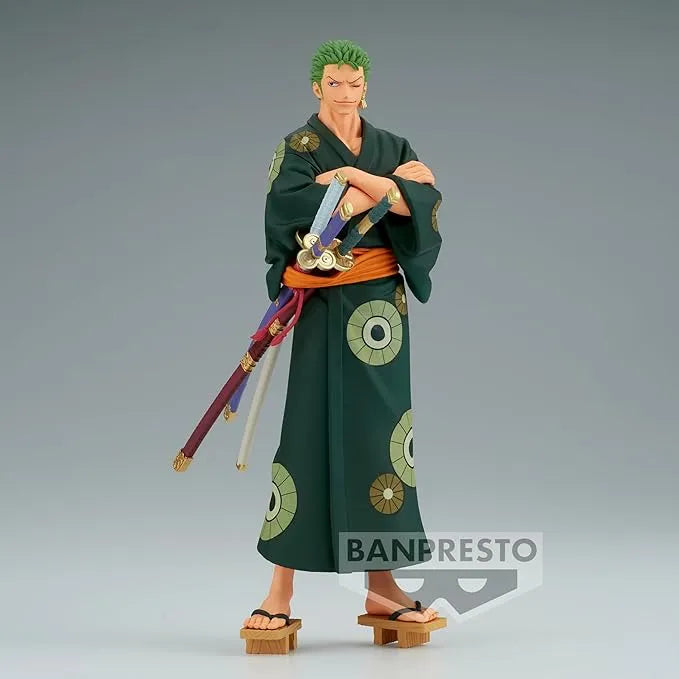 One Piece - Roronoa Zoro - DXF Figure - The Grandline Series - Wano Country - Yukata Ver. (Bandai Spirits)ㅤ – Bandai Spirits – ActionFigureBrasil
