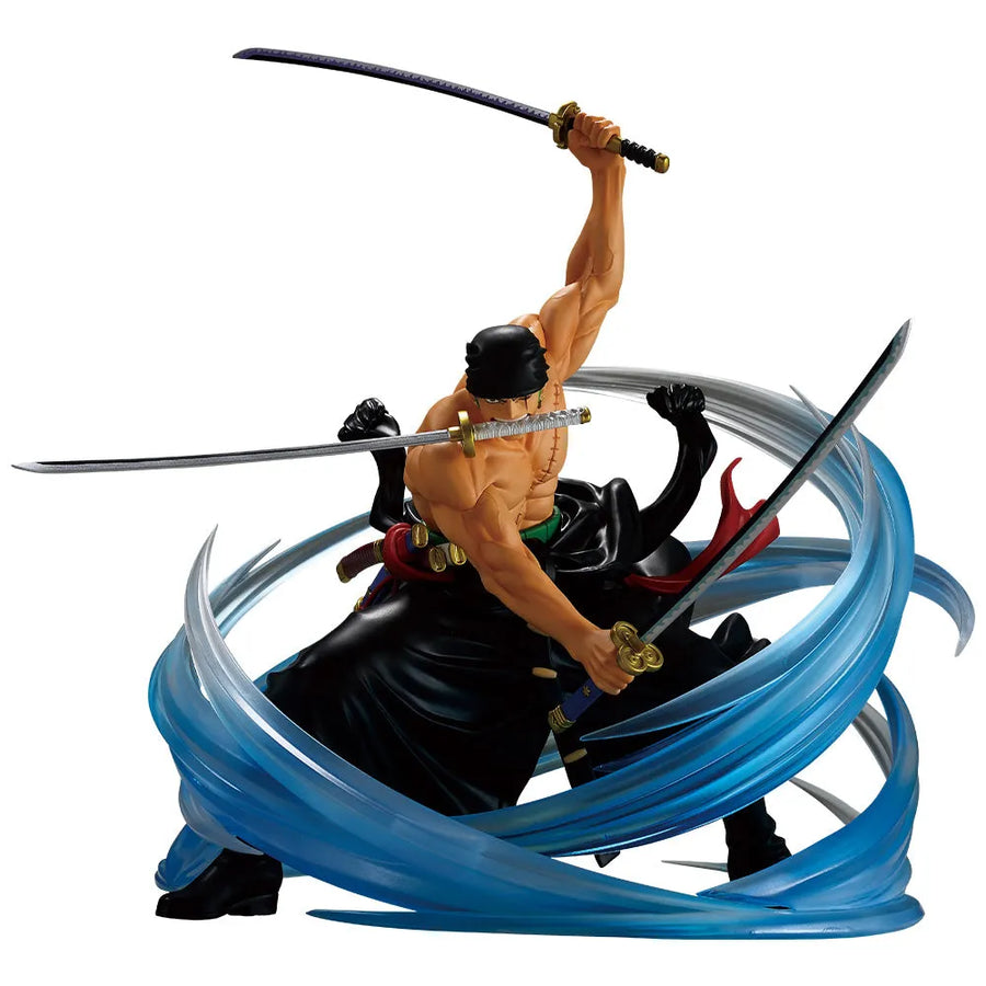 One Piece - Roronoa Zoro - Ichiban Kuji One Piece Takumi no Keifu Hakyoku (C Prize) - Sumishiki Kai Gi - Kokujou Oh Tatsumaki (Bandai Spirits)ㅤ – Bandai Spirits – ActionFigureBrasil