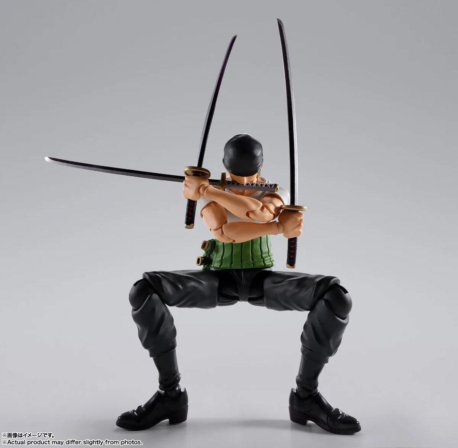 One Piece - Roronoa Zoro - S.H.Figuarts - Romance Dawn (Bandai Spirits)ㅤ – Bandai Spirits – ActionFigureBrasil
