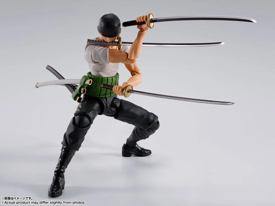 One Piece - Roronoa Zoro - S.H.Figuarts - Romance Dawn (Bandai Spirits)ㅤ – Bandai Spirits – ActionFigureBrasil