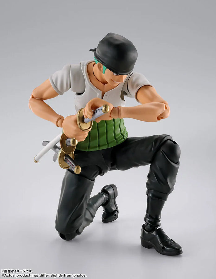 One Piece - Roronoa Zoro - S.H.Figuarts - Romance Dawn (Bandai Spirits)ㅤ – Bandai Spirits – ActionFigureBrasil