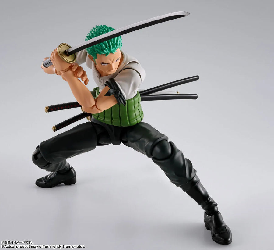 One Piece - Roronoa Zoro - S.H.Figuarts - Romance Dawn (Bandai Spirits)ㅤ – Bandai Spirits – ActionFigureBrasil