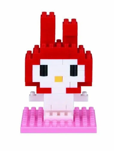 Onegai My Melody - My Melody - Character Collection Series - Nanoblock NBCC-002 (Kawada)ㅤ – Kawada – ActionFigureBrasil — ângulo diferente