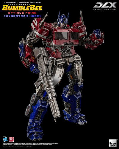 Optimus Prime (Cybertron Mode) DLX – Threezero – ActionFigure Brasil — ângulo diferente