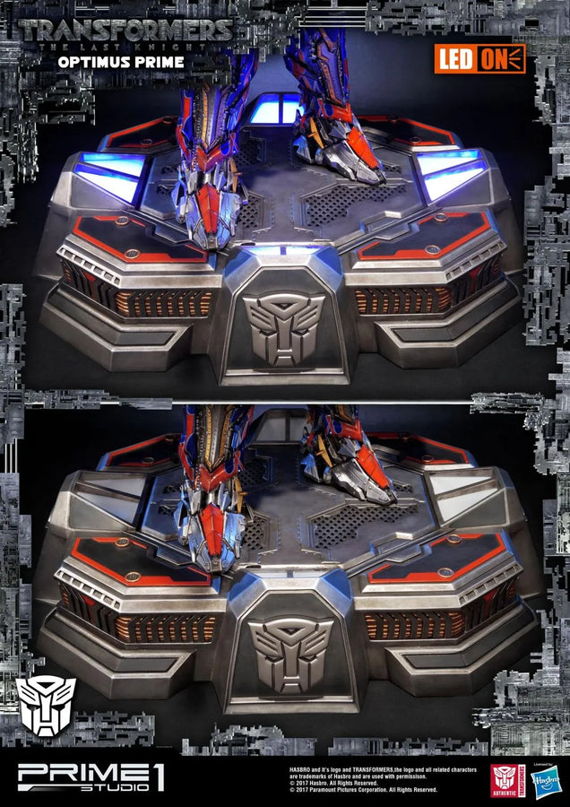 Optimus Prime (Exclusive Version) Transformers: The Last Knight (Film) – Prime1Studio – ActionFigure Brasil
