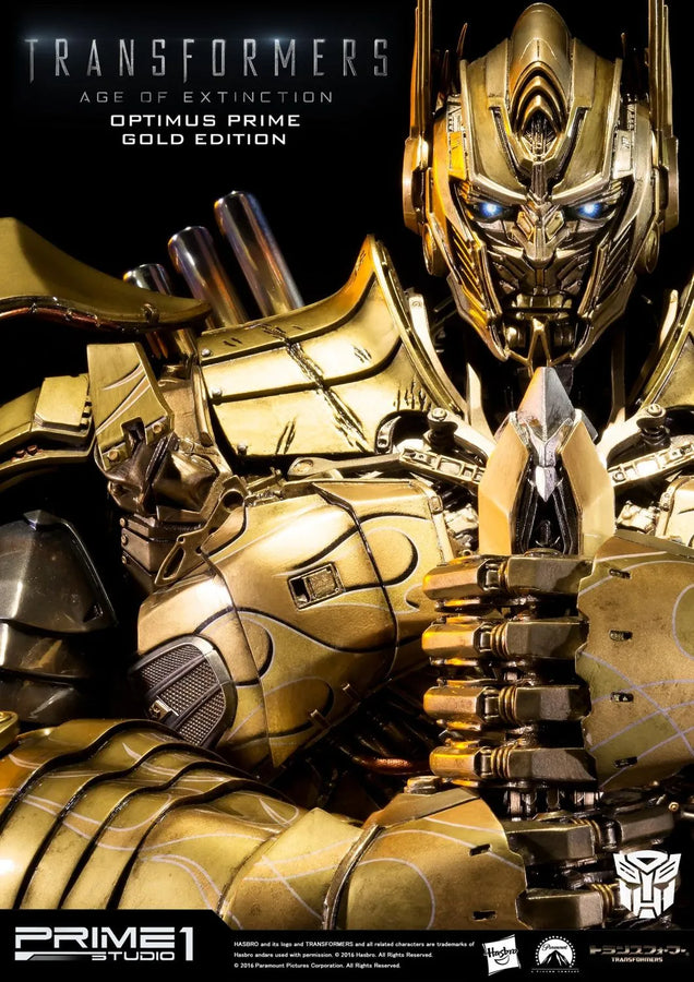 Optimus Prime (Gold Version) Transformers: Age of Extinction (Film) – Prime1Studio – ActionFigure Brasil