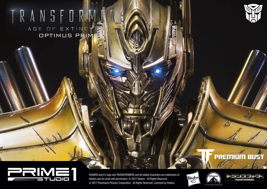 Optimus Prime (Gold Version) Transformers: Age of Extinction (Film) – Prime1Studio – ActionFigure Brasil