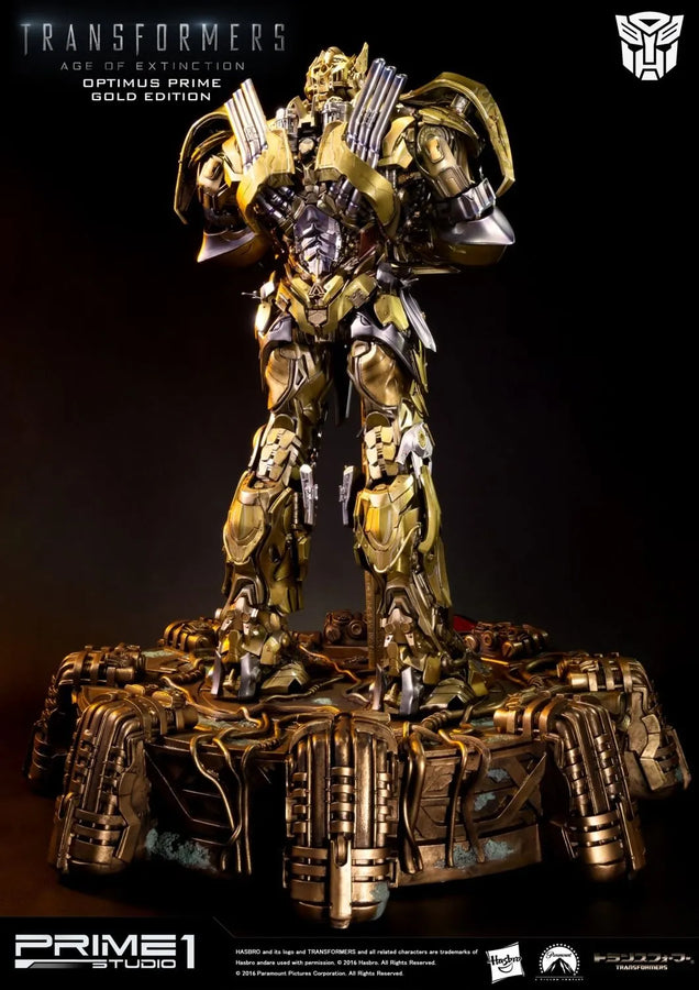 Optimus Prime (Gold Version) Transformers: Age of Extinction (Film) – Prime1Studio – ActionFigure Brasil