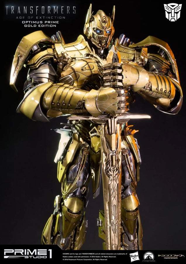 Optimus Prime (Gold Version) Transformers: Age of Extinction (Film) – Prime1Studio – ActionFigure Brasil