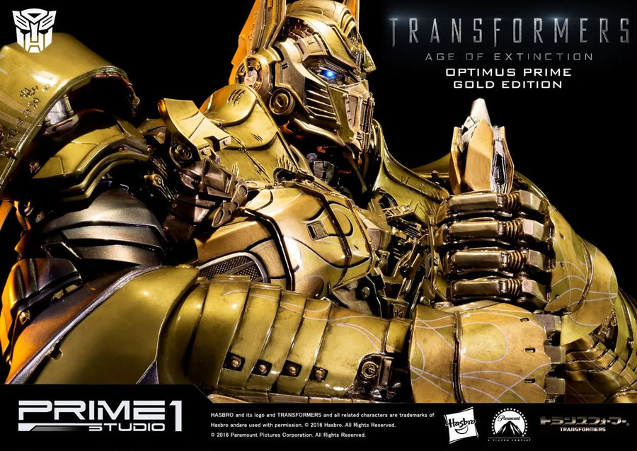 Optimus Prime (Gold Version) Transformers: Age of Extinction (Film) – Prime1Studio – ActionFigure Brasil