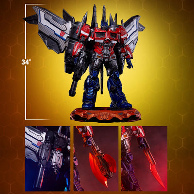 Optimus Prime (Jet Convoy Edition) - LIMITED EDITION: 200 (Jet Convoy) – PCS – ActionFigure Brasil — close