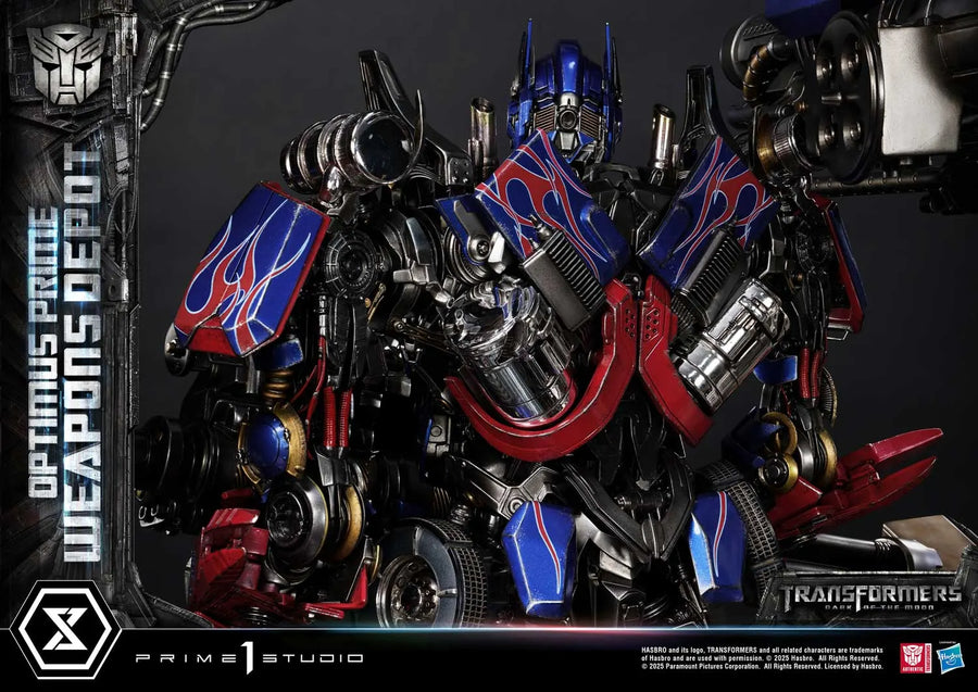 Optimus Prime Weapons Depot (Bonus Version) Transformers: Dark of the Moon (Film) – Prime1Studio – ActionFigure Brasil